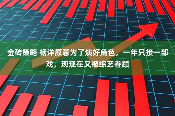 金砖策略 杨洋原意为了演好角色，一年只接一部戏，现现在又被综艺眷顾