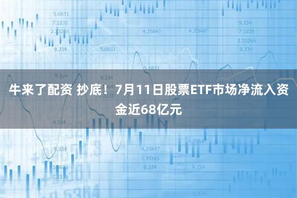 牛来了配资 抄底！7月11日股票ETF市场净流入资金近68亿元